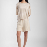 Extrafine Knit Tee - Stripe — view 3