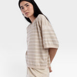 Extrafine Knit Tee - Stripe — view 5