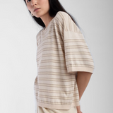 Extrafine Knit Tee - Stripe — view 5