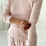 Pointelle Fundamental Tee - Baby Pink