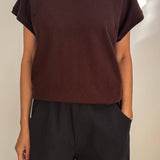 Ease Tee - Dark Cacao