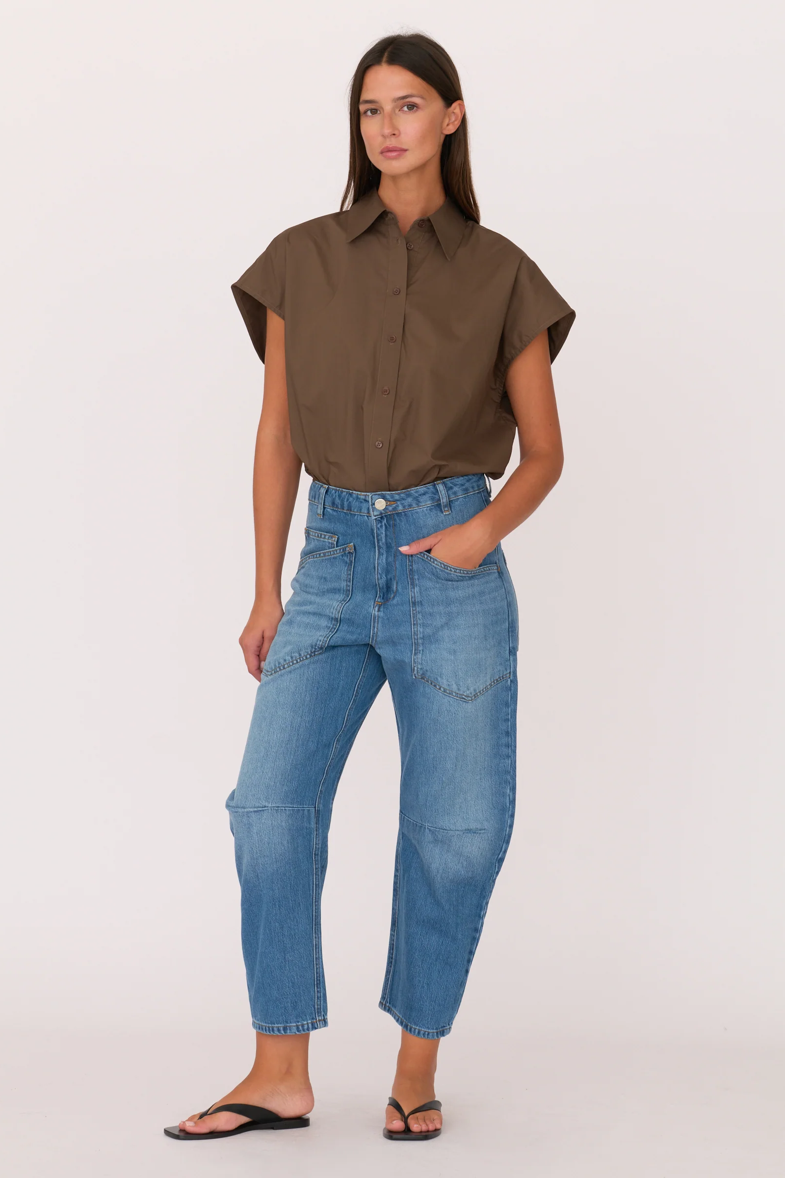 Felicity Shirt - Chocolate — view 2