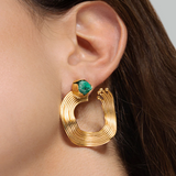 Aretes Open Mini Waves Earrings