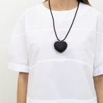 Findon Necklace - Matte Black — view 2