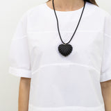 Findon Necklace - Matte Black — view 2