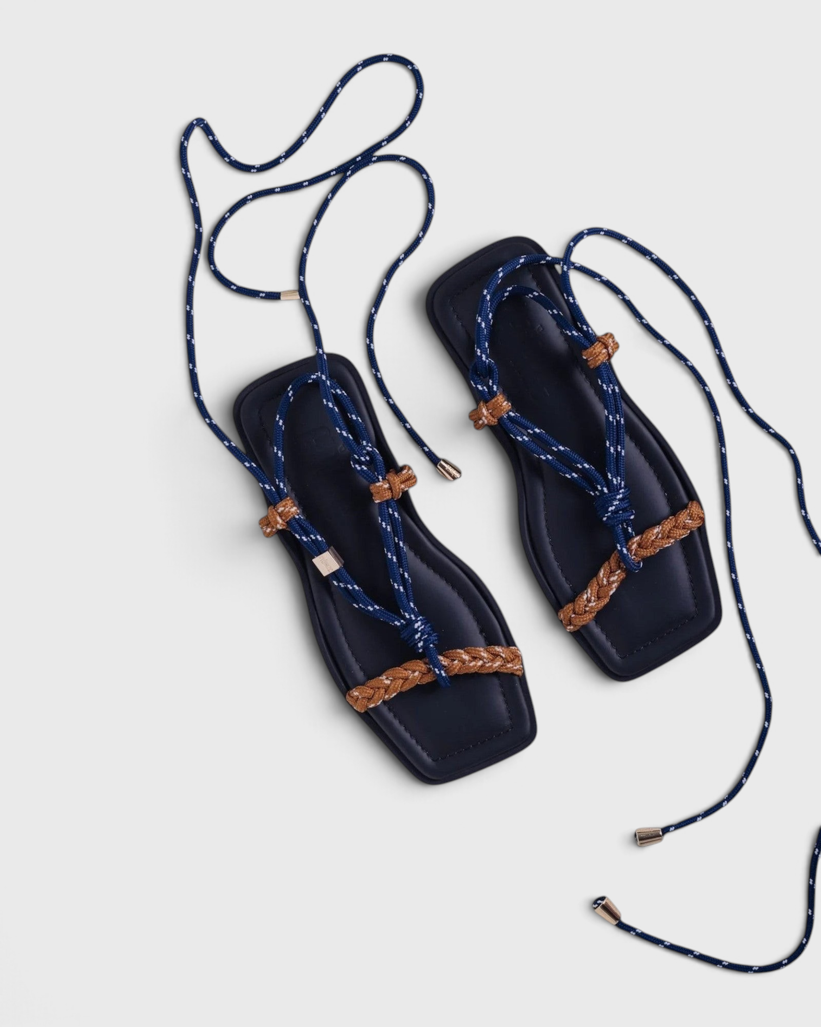 FLÒWZE FLÒ SQUARE TWIN Sandal - Blue / Hazelnut