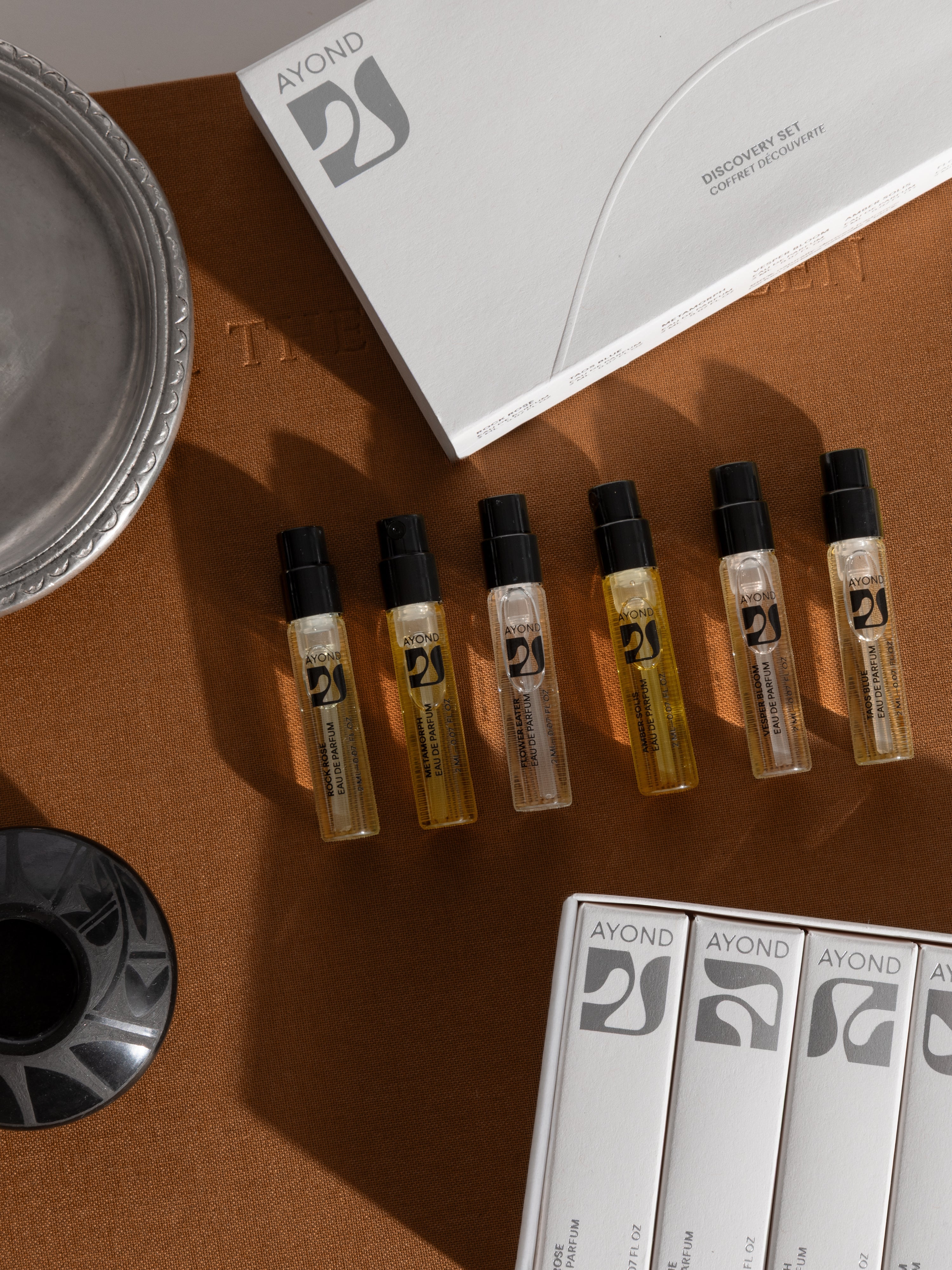 AYOND Fragrance Discovery Set, six 2ml bottles