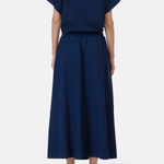 Gathered Skirt - Dark Blue — view 3