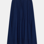 Gathered Skirt - Dark Blue — view 2