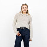 Turtleneck Long Sleeve Sweater - Cloud Grey