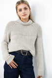 Turtleneck Long Sleeve Sweater - Cloud Grey