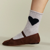 Love Cashmere Crew Socks - Mist