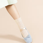 Hansel from Basel Mykonos Sheer Short Crew - Nude