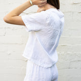 Anais Linen Shirt - White