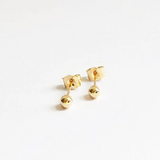 Gold Plated Single Stud Earrings