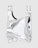 Reusable Grocery Bags metallic silver 