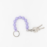 Big Beaded Keychain - Lilac
