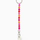 Beaded Keychain - Pink Mix