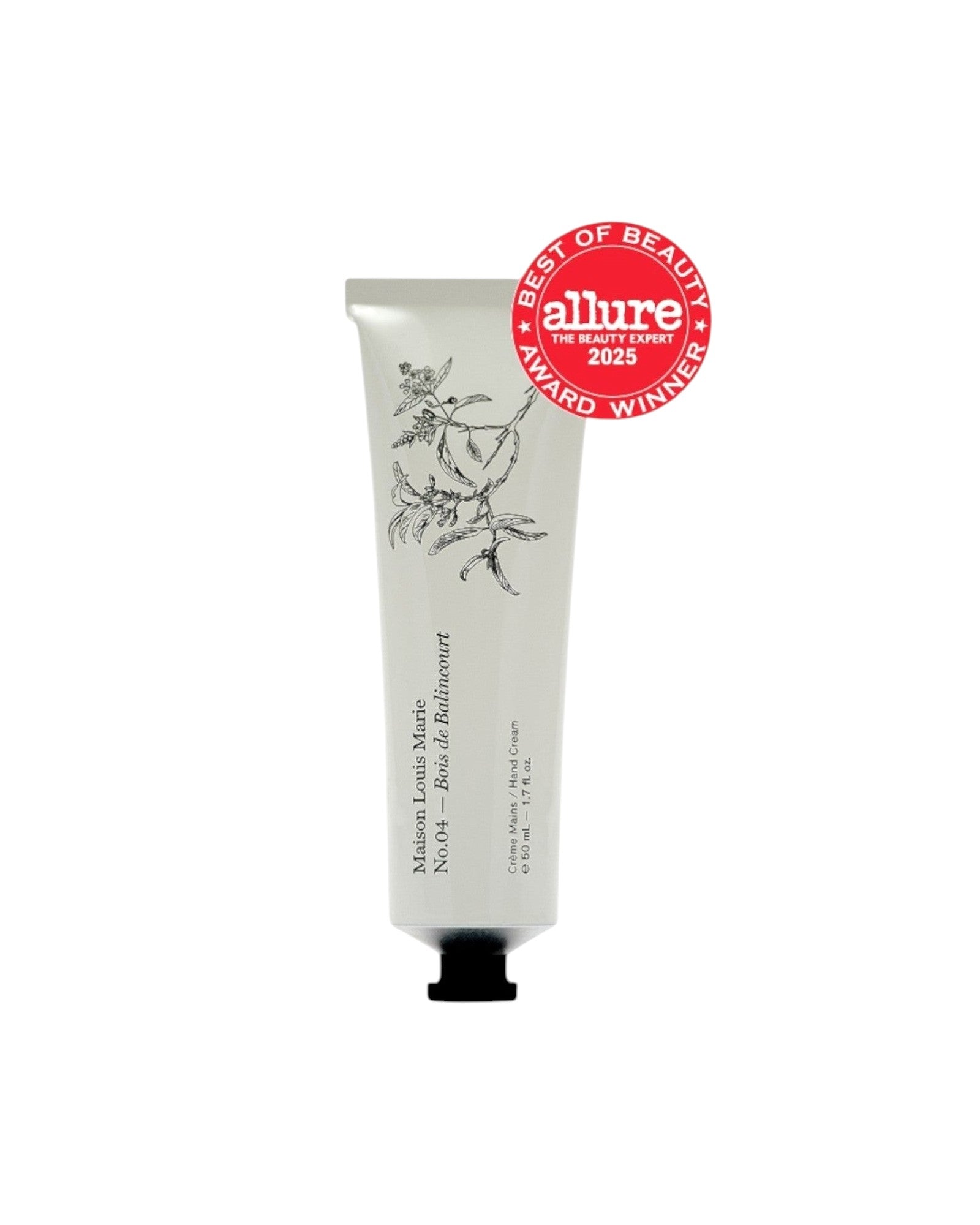 JONES + CO Maison Louis Marie No.04 Bois de Balincourt hand cream with nourishing shea butter and botanical oils.