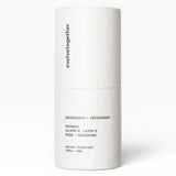 JONES + CO natural deodorant in Monaco modern rose scent, aluminum-free formula in a white minimalist tube.