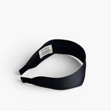 JONES + CO Olivia Headband in ebony black with a flexible design and comfortable fabric finish.