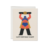Happy Birthday Champ Card