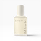 JONES + CO Balancing Mist toning spray in a frosted glass bottle with a white cap. Antioxidant-rich formula.