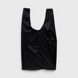 JONES + CO Big Baggu reusable tote bag in black, featuring a spacious design for groceries and daily essentials.