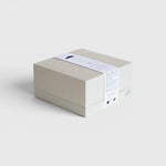 JONES + CO UME Studio Erode Soap in Lavender Crème, presented in a minimalist beige textured gift box with paper label.