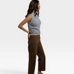 JONES + CO Fran Polo Tank in heather grey pointelle knit sweater. Sleeveless, bra-friendly design with ribbed hem.