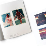 JONES + CO Georgia O’Keeffe book pages showing watercolor nude studies and abstract landscape paintings on paper.