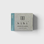 JONES + CO Hibi Citronella incense match box featuring a grey minimalist design with blue accent branding