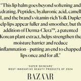 JONES + CO Infinite Layers Lip Care serum with peptides, hyaluronic acid, and camellia oil for fuller, smoother lips.