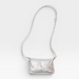 Kaanapali Crossbody - Silver Metallic Aniline Leather