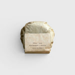 JONES + CO lülala black pepper and sesame soap bar wrapped in minimalist brown paper packaging