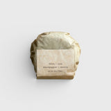 JONES + CO lülala black pepper and sesame soap bar wrapped in minimalist brown paper packaging