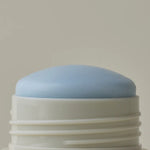 JONES + CO Microbiome Balancing Deodorant in light blue, aluminum-free formula in a twist-up tube.