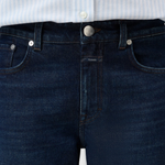 JONES + CO Milo dark blue stretch denim jeans with mid-rise waist and five-pocket design