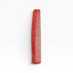 JONES + CO No. 1 Comb in Poppy red, handmade from Italian acetate with fine teeth. Ideal for fine or straight hair.