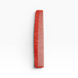 JONES + CO No. 1 Comb in Poppy red, handmade from Italian acetate with fine teeth. Ideal for fine or straight hair.