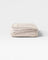 JONES + CO oatmeal alpaca wool blend throw blanket, medium weight, 62" x 57", woven in Peru.