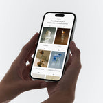JONES + CO Open Journal digital course library displayed on a smartphone screen held in hands