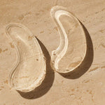 JONES + CO clear hyaluronic acid plumping eye masks to hydrate and reduce puffiness.