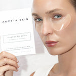 JONES + CO Plumping Eye Masks with hyaluronic acid to hydrate and soothe under-eye area.