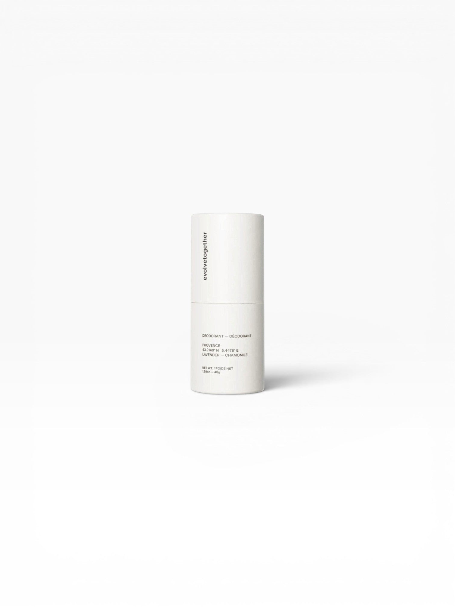 JONES + CO Provence natural deodorant with lavender and chamomile scent. Aluminum-free formula.