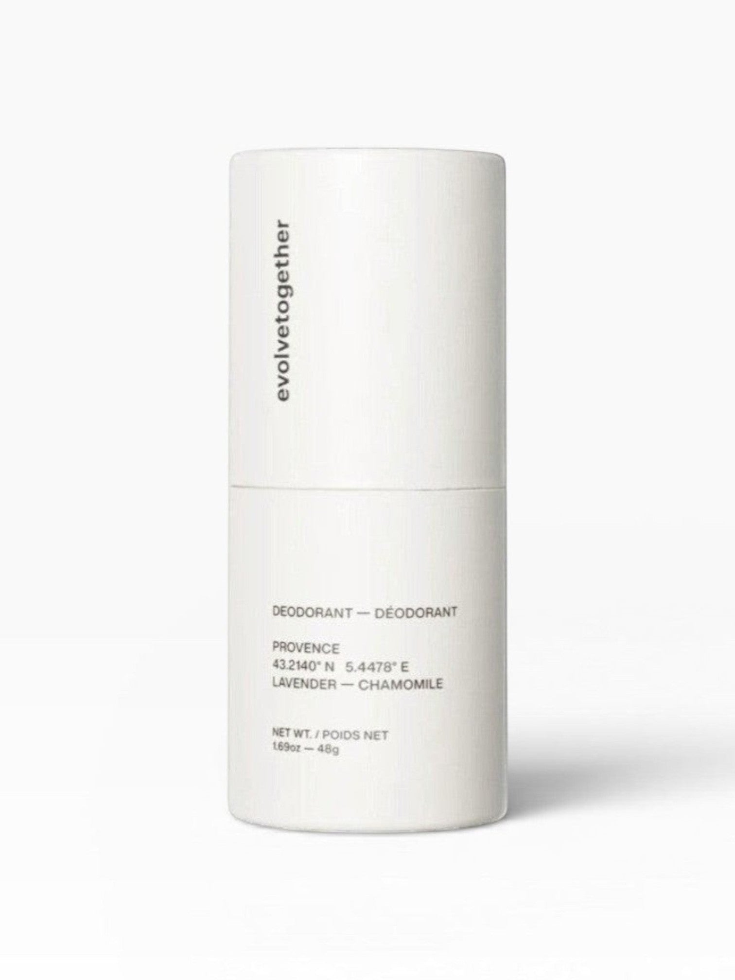 JONES + CO Provence natural deodorant with lavender and chamomile scent. Aluminum-free formula.