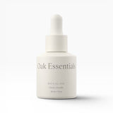 JONES + CO Ritual Oil, a lightweight face oil in a white dropper bottle, with Blue Tansy and Jojoba oil.