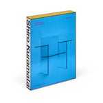 JONES + CO Shiro Kuramata monograph book set in a translucent blue acrylic slipcase with black typography.