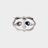 JONES + CO Vintage Navajo Thunderbird brooch in sterling silver and turquoise. Features a detailed thunderbird design.