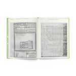 JONES + CO book open to a page showing a Citizens Time Capsule information form and a list of 1975 American products.